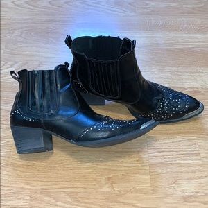 Studded boots